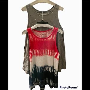πΊπΈ NWT Lot of 2 SONOMA tunic tanks, size L
